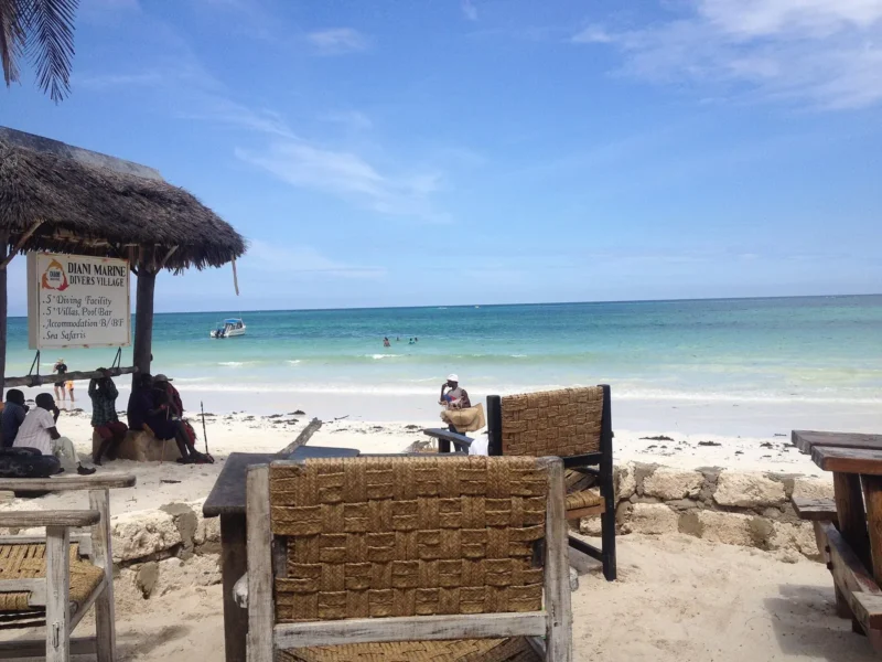 Apartament 2-pokojowy, 500 m od plaży, Diani