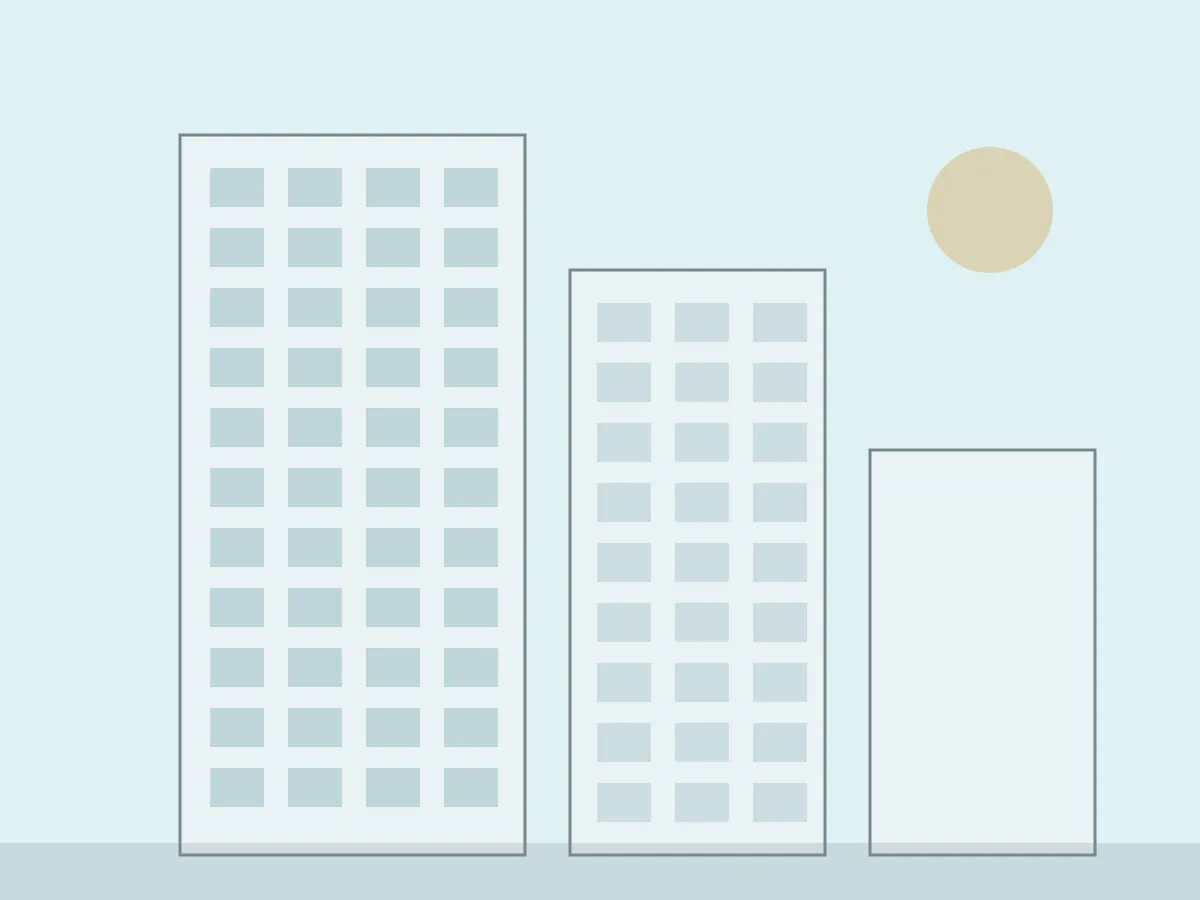 Schemat poglądowy: apartamentowiec w Kilimani